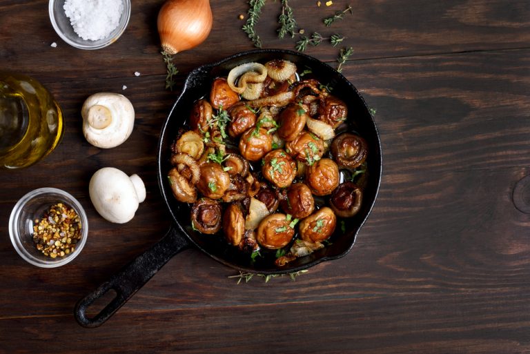 Champignons à la poêle - Des recettes healthy saines et faciles