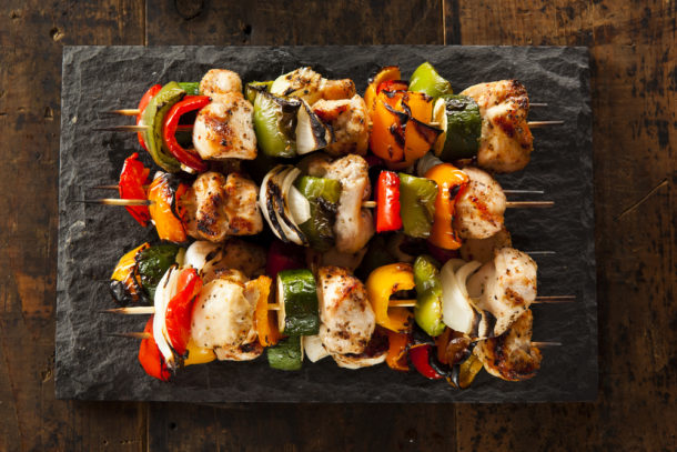 Brochette De Poulet Et Poivrons Healthy - Des Recettes Healthy Saines ...